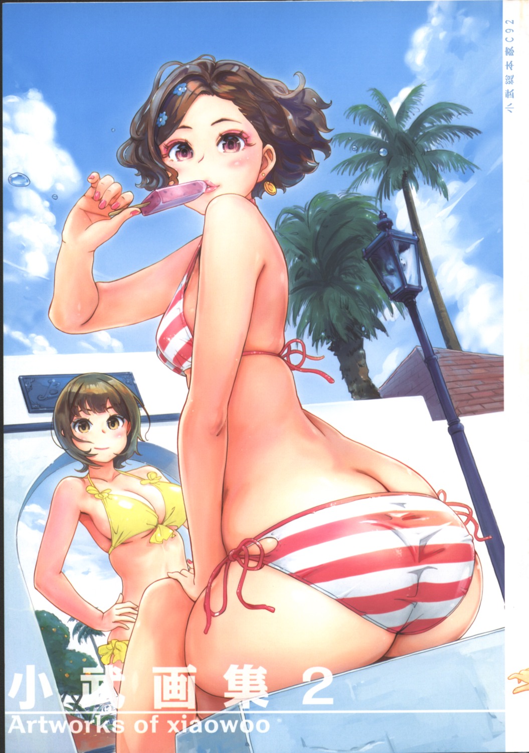 ass, bikini, carina_(xiao_woo), swimsuits