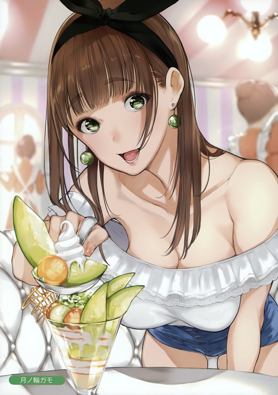melonbooks, no_bra, tsukino_wagamo