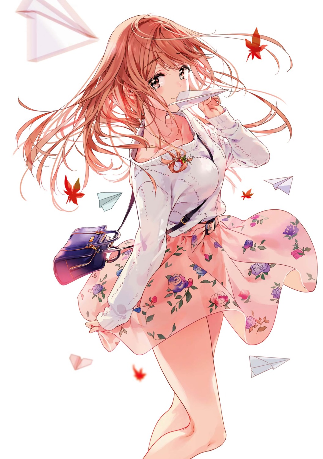 fujinomiya_neko, masamune-kun_no_revenge, see_through, skirt_lift, sweater, tiv