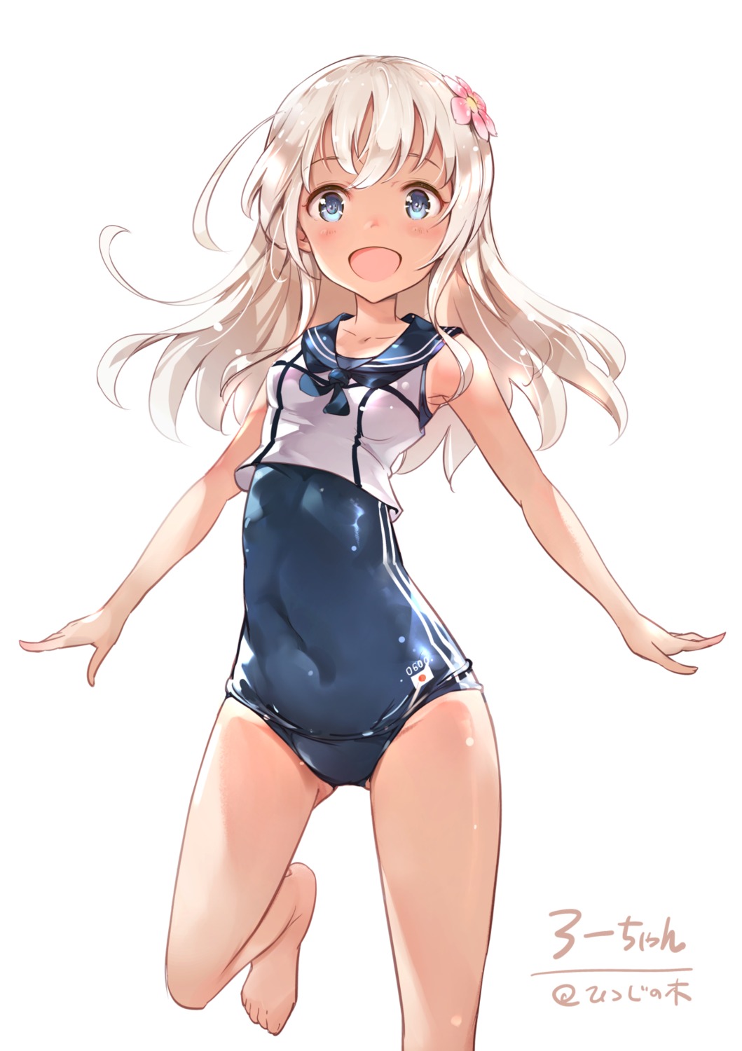 kantai_collection, moupii_(hitsuji_no_ki), ro-500, school_swimsuit, seifuku, swimsuits, tan_lines