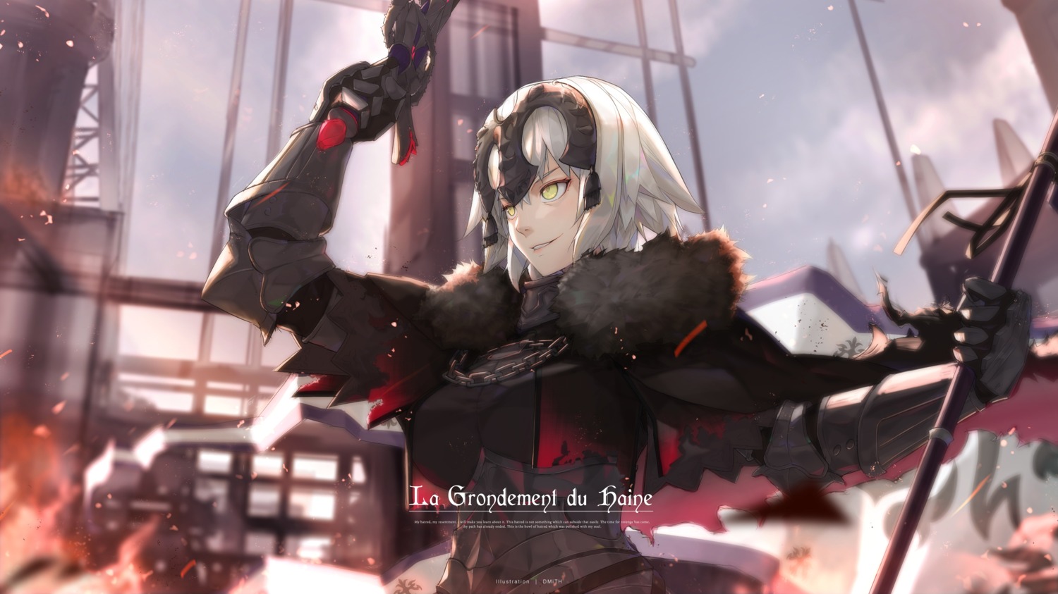 armor, bagus_casbon, fate/grand_order, jeanne_d'arc, jeanne_d'arc_alter_(fate), sword