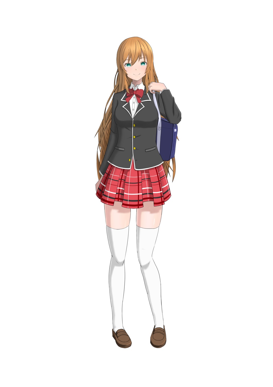 cropme, seifuku, tamikko, thighhighs