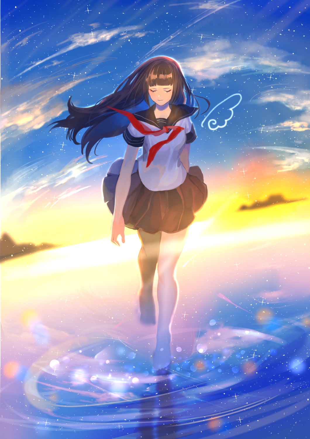cropme, sakupannda06o, seifuku, skirt_lift