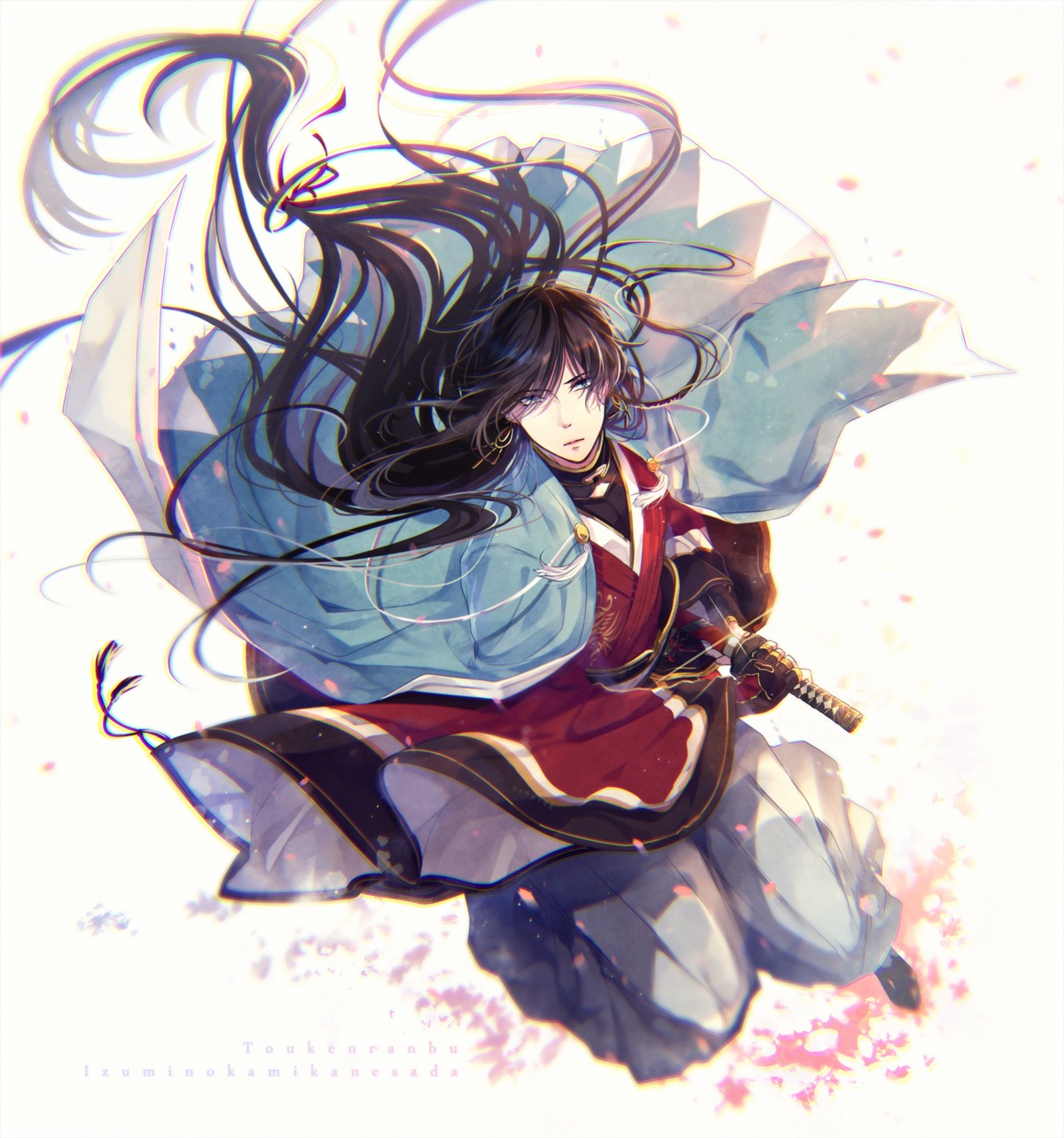 izumi-no-kami_kanesada, male, mokoppe, sword, touken_ranbu