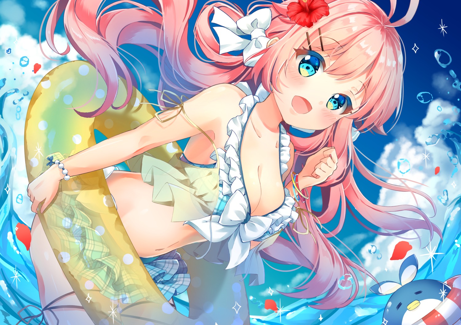 bikini, cleavage, swimsuits, torokeru_none