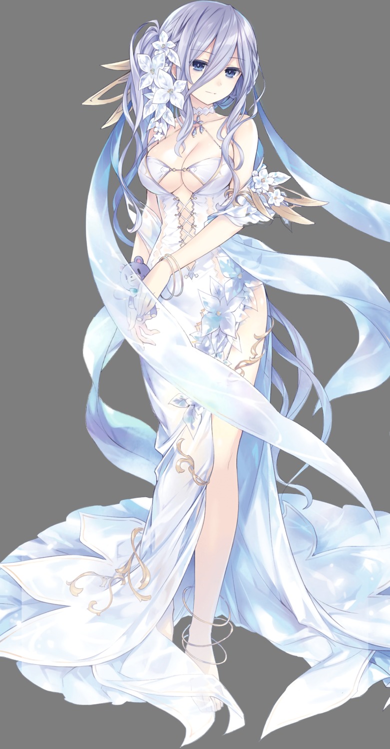 bra, date_a_live, dress, murasame_reine, see_through, transparent_png, tsunako