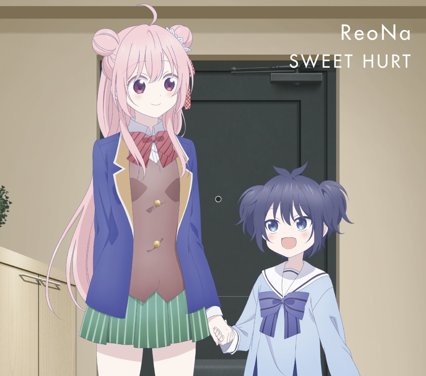 disc_cover, happy_sugar_life, koube_shio, matsuzaka_satou, seifuku, sweater