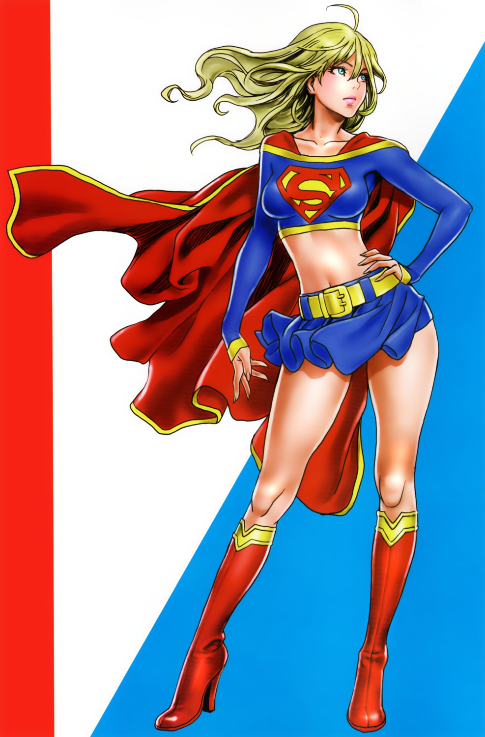 dc_comics, heels, scanning_artifacts, supergirl, supergirl_(character), yamashita_shunya