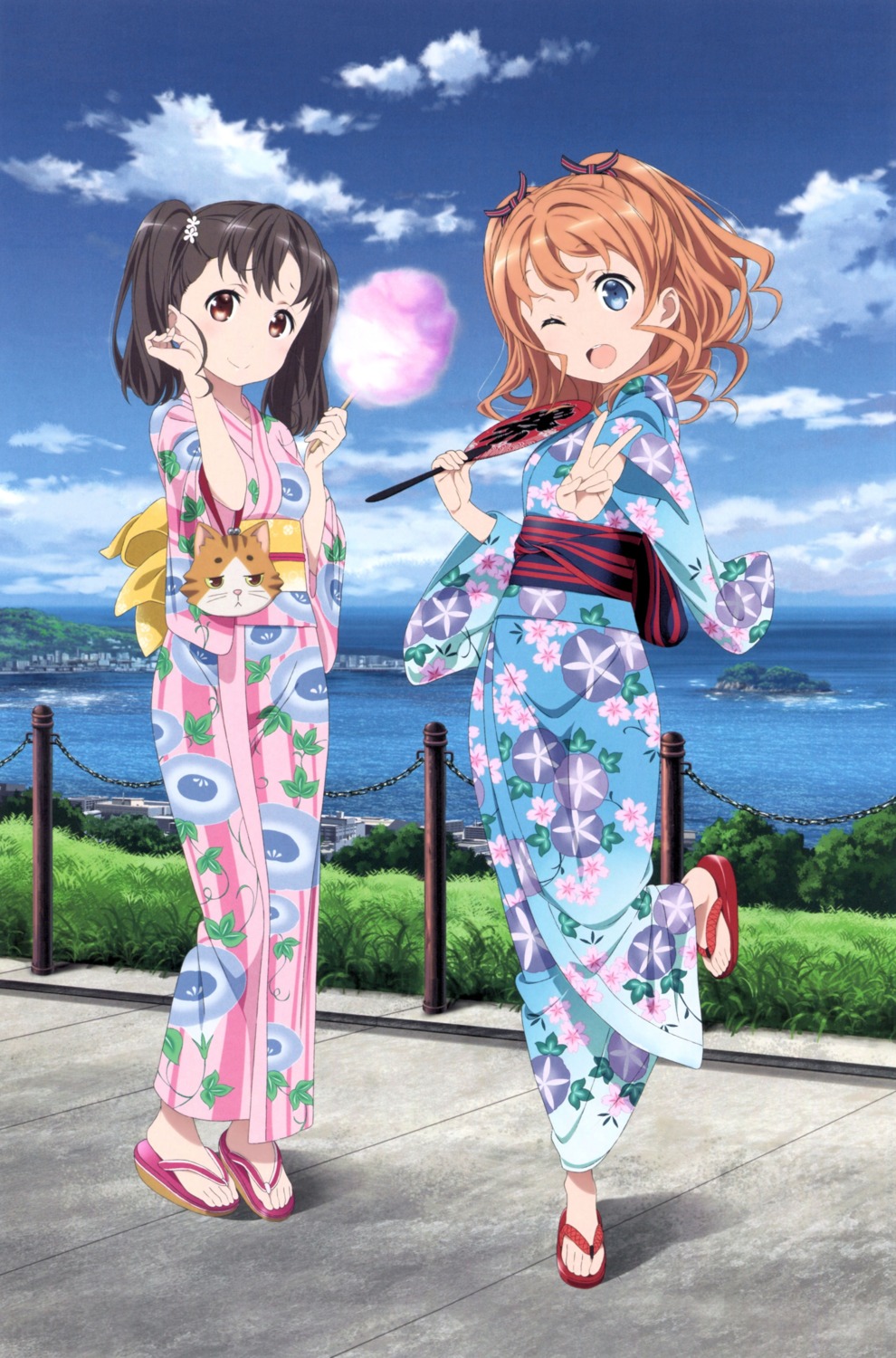high_school_fleet, shiretoko_rin, tagme, yanagiwara_maron, yukata