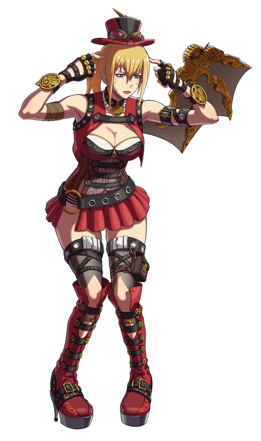 cleavage, fatal_fury, genderswap, heels, king_of_fighters, snk_heroines_tag_team_frenzy, tagme, terry_bogard