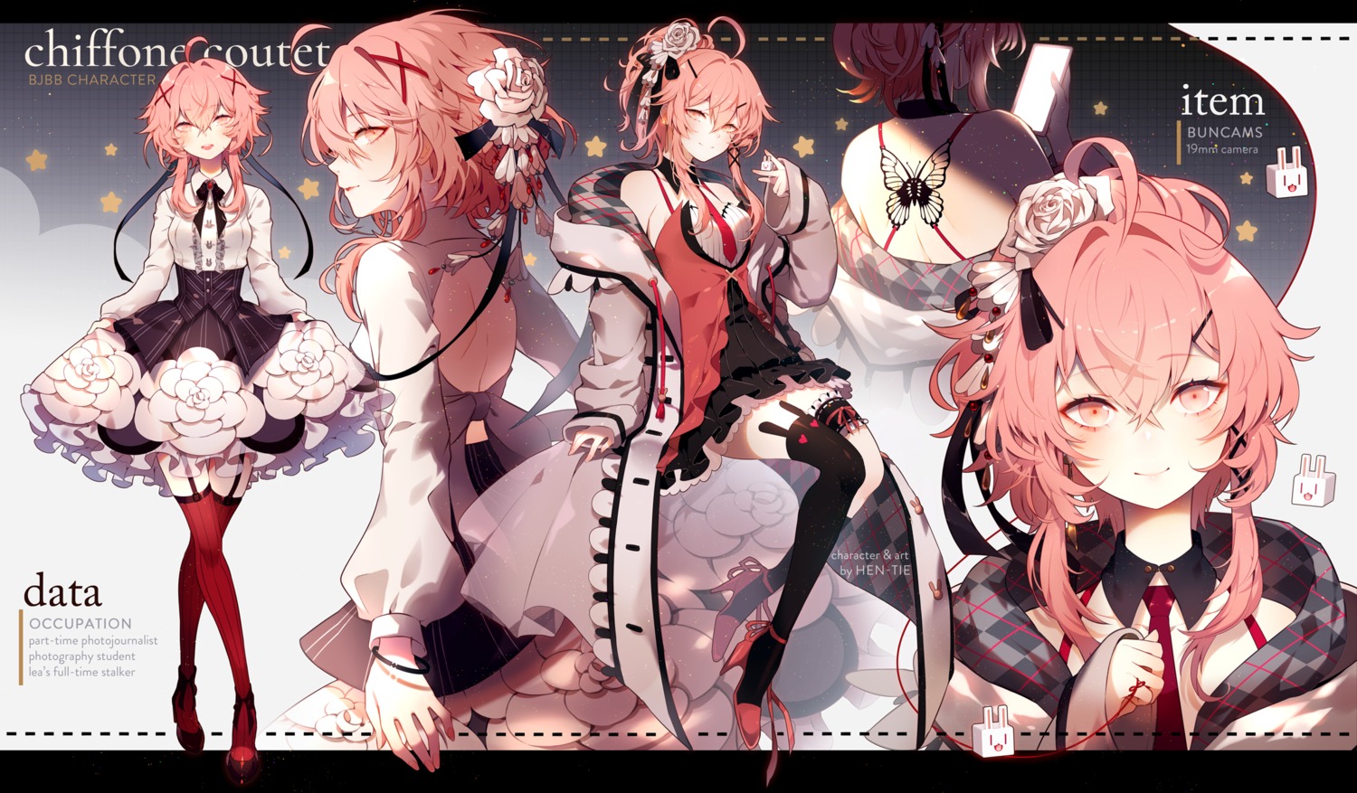 dress, garter, heels, hen-tie, stockings, thighhighs