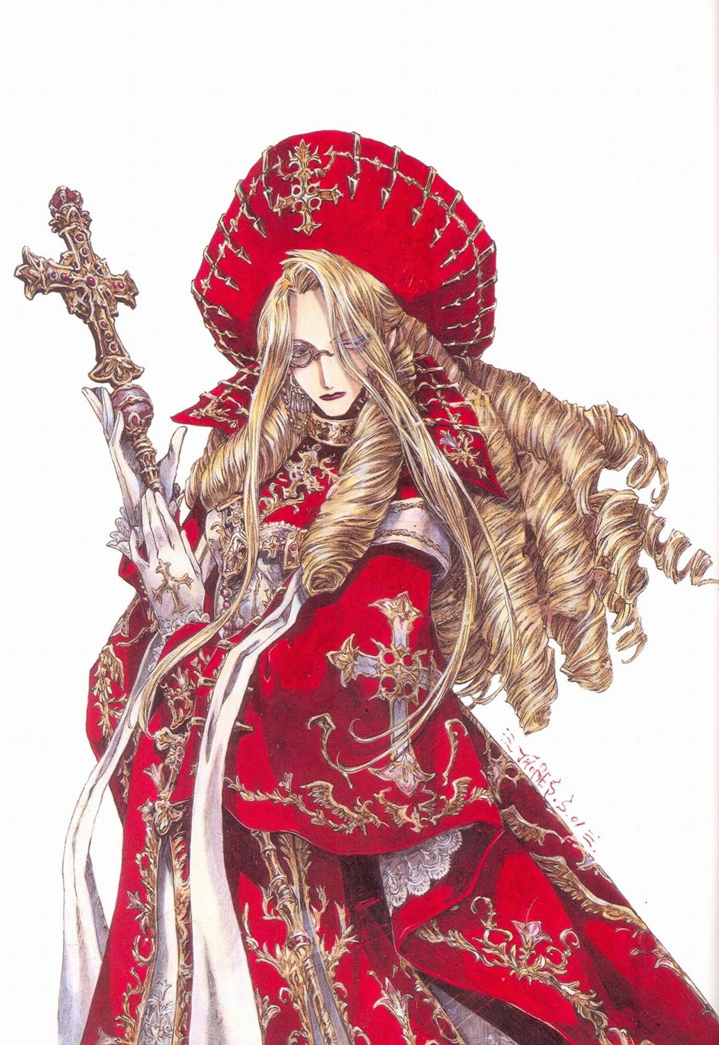 caterina_sforza, dress, megane, thores_shibamoto, trinity_blood