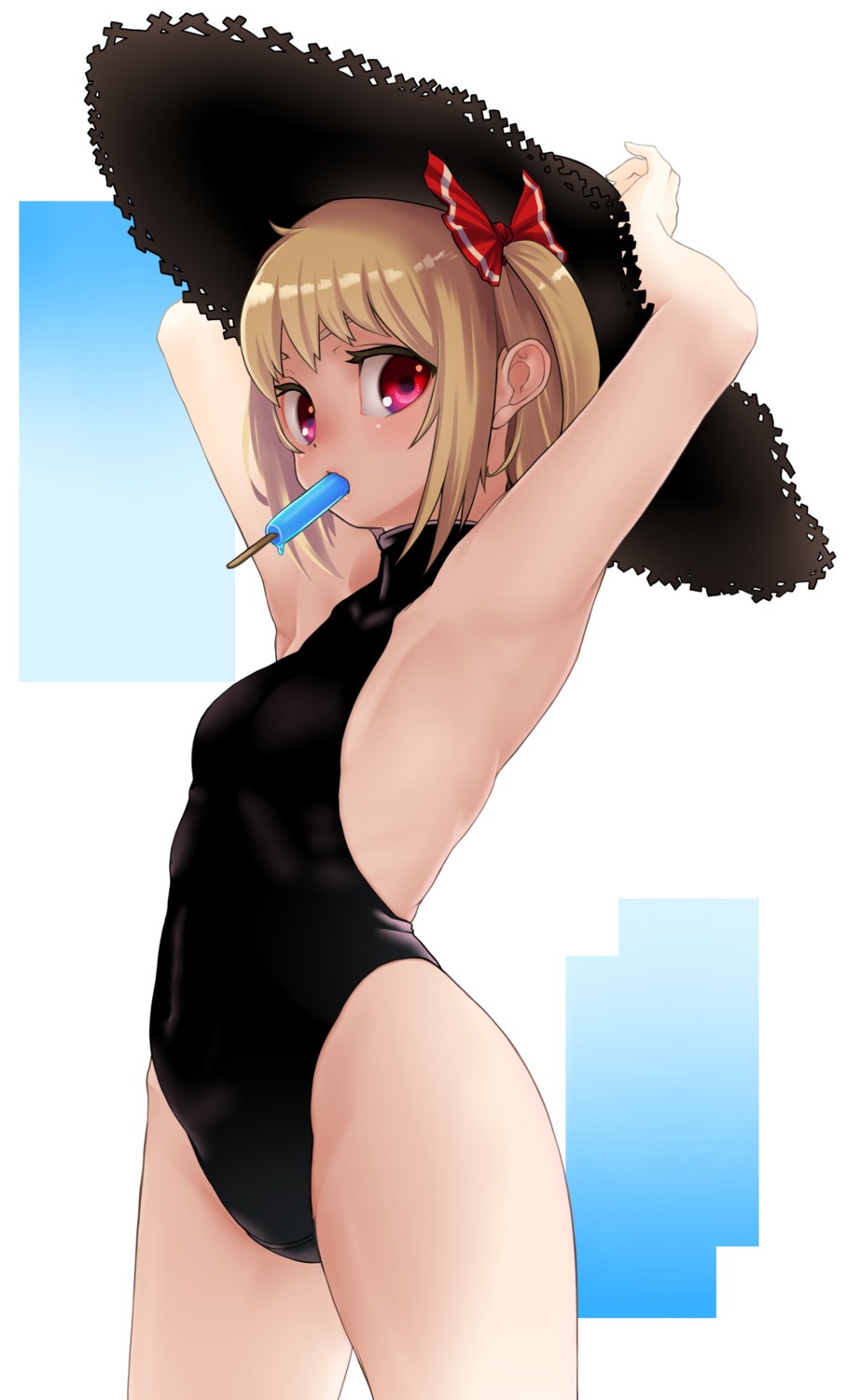 haiiro_gundan, rumia, swimsuits, touhou