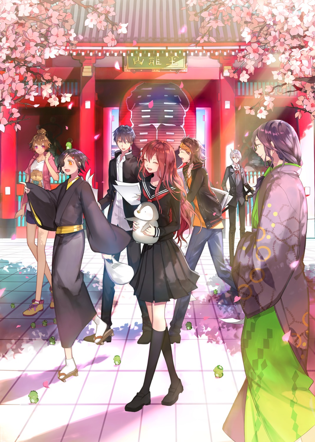 ayatoki-1, eyepatch, megane, seifuku, yukata