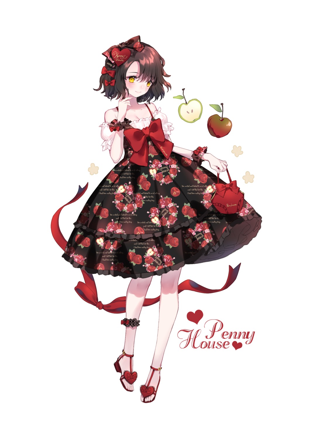 cleavage, dress, heels, lolita_fashion, yuzhi