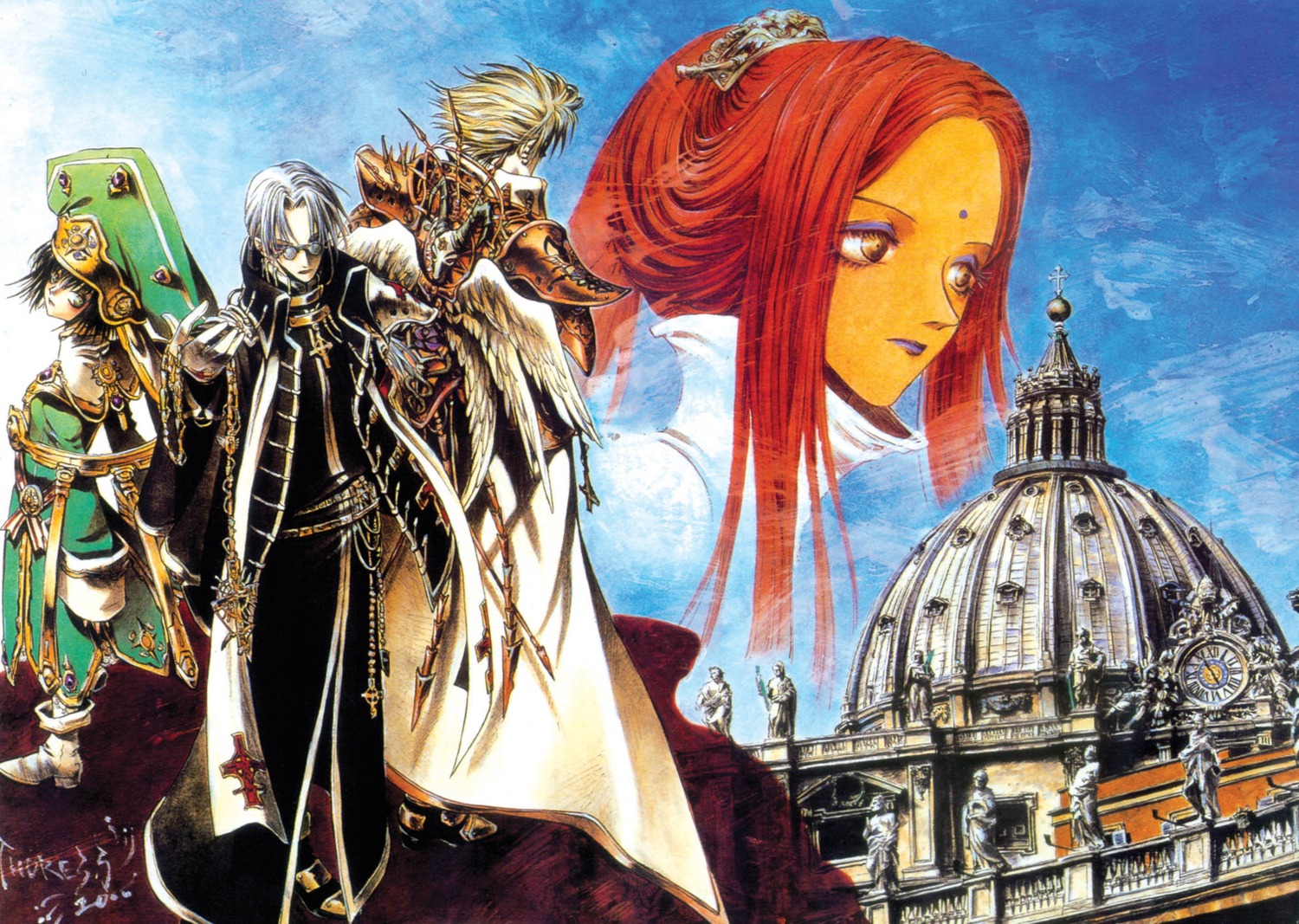 abel_nightroad, cain_nightroad, seth_nightroad, thores_shibamoto, trinity_blood