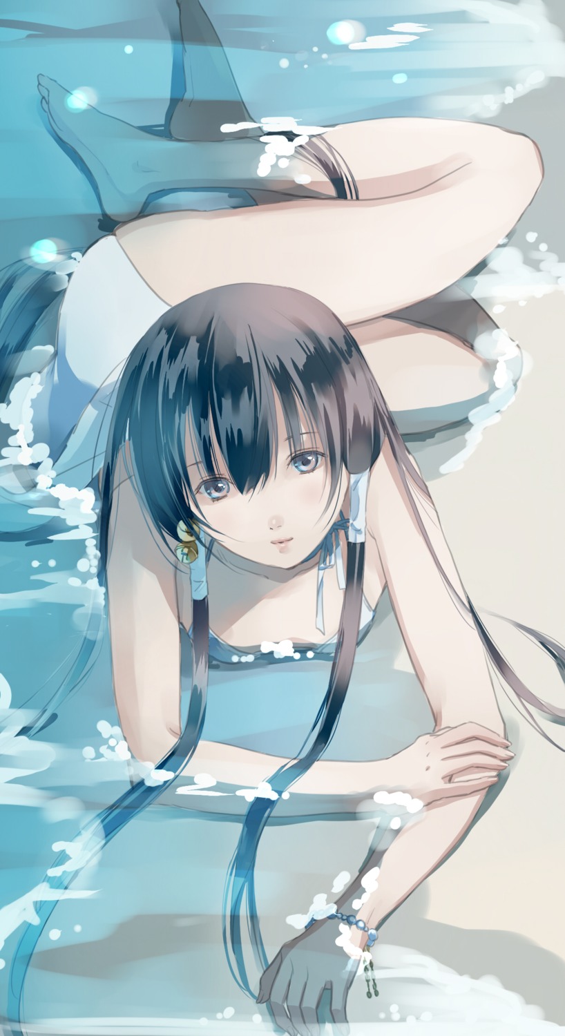 fuuchouin_kazuki, get_backers, papillon10, swimsuits, trap, wet