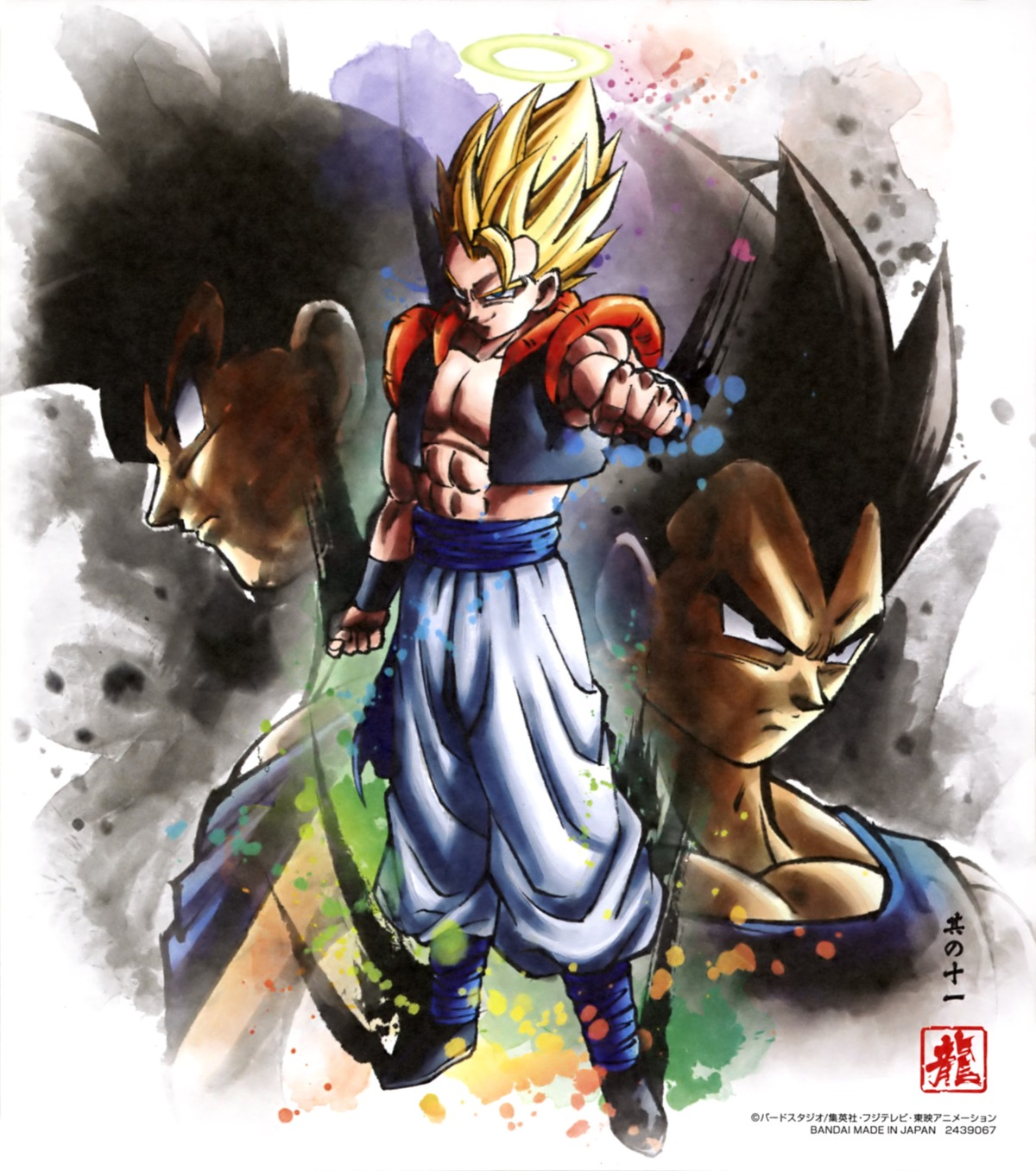 dragon_ball, gogeta, son_gokuu, vegeta