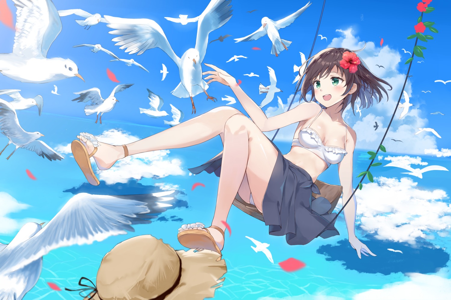 bikini, cleavage, feet, kooan, swimsuits