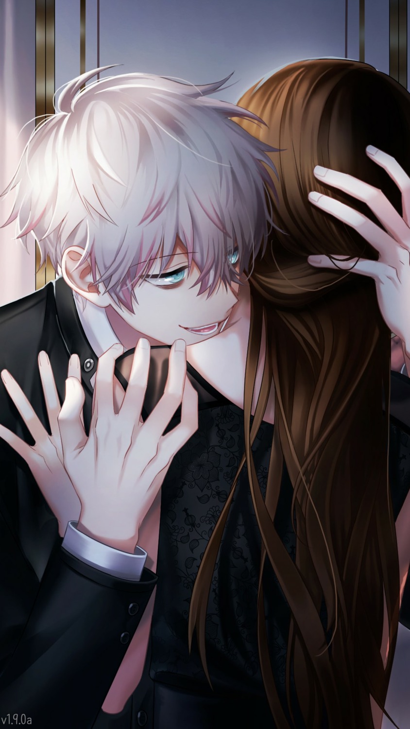 business_suit, dress, game_cg, mystic_messenger, protagonist_(mystic_messenger), saeran_choi