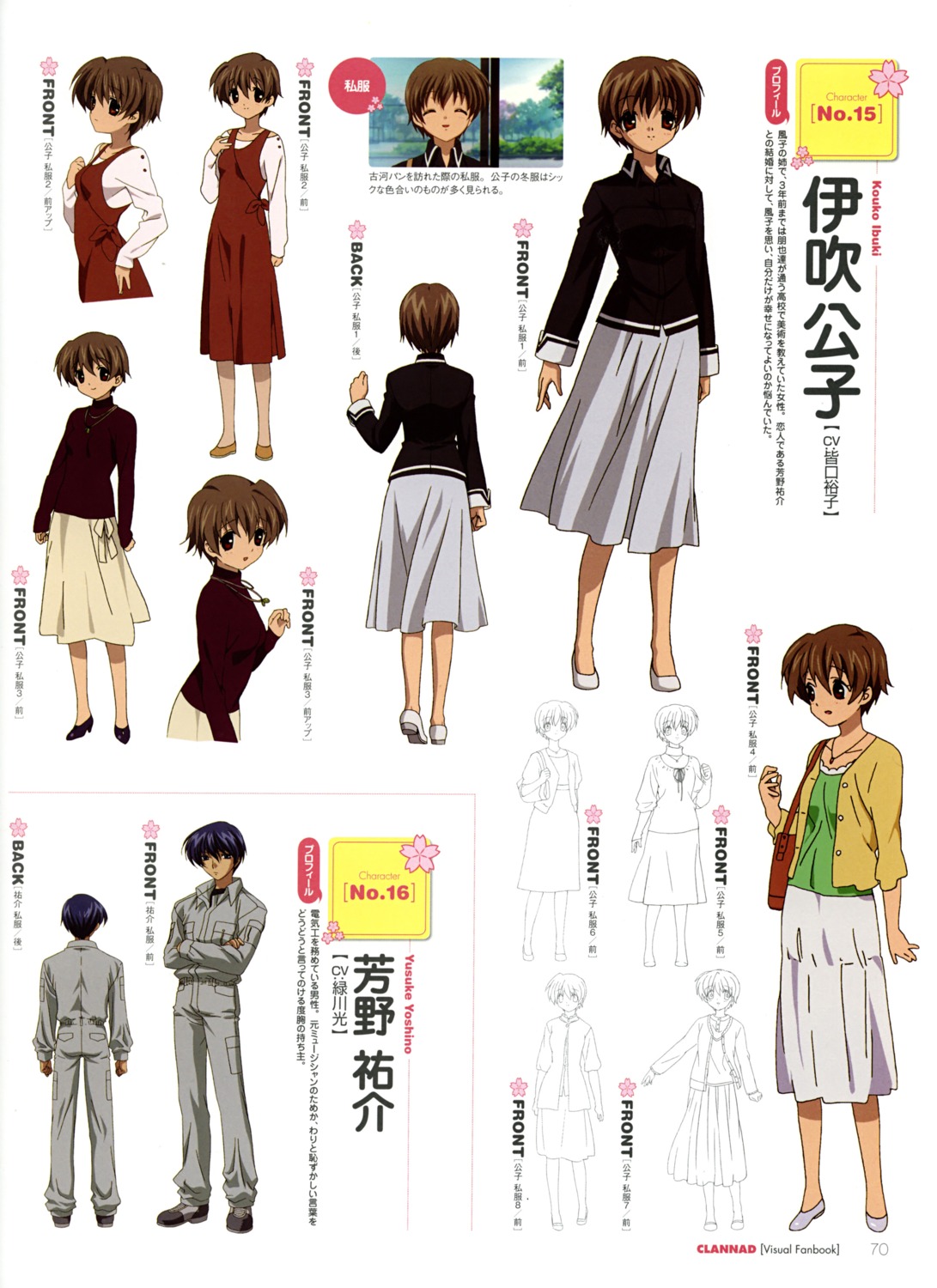 clannad, ibuki_kouko, profile_page, yoshino_yusuke