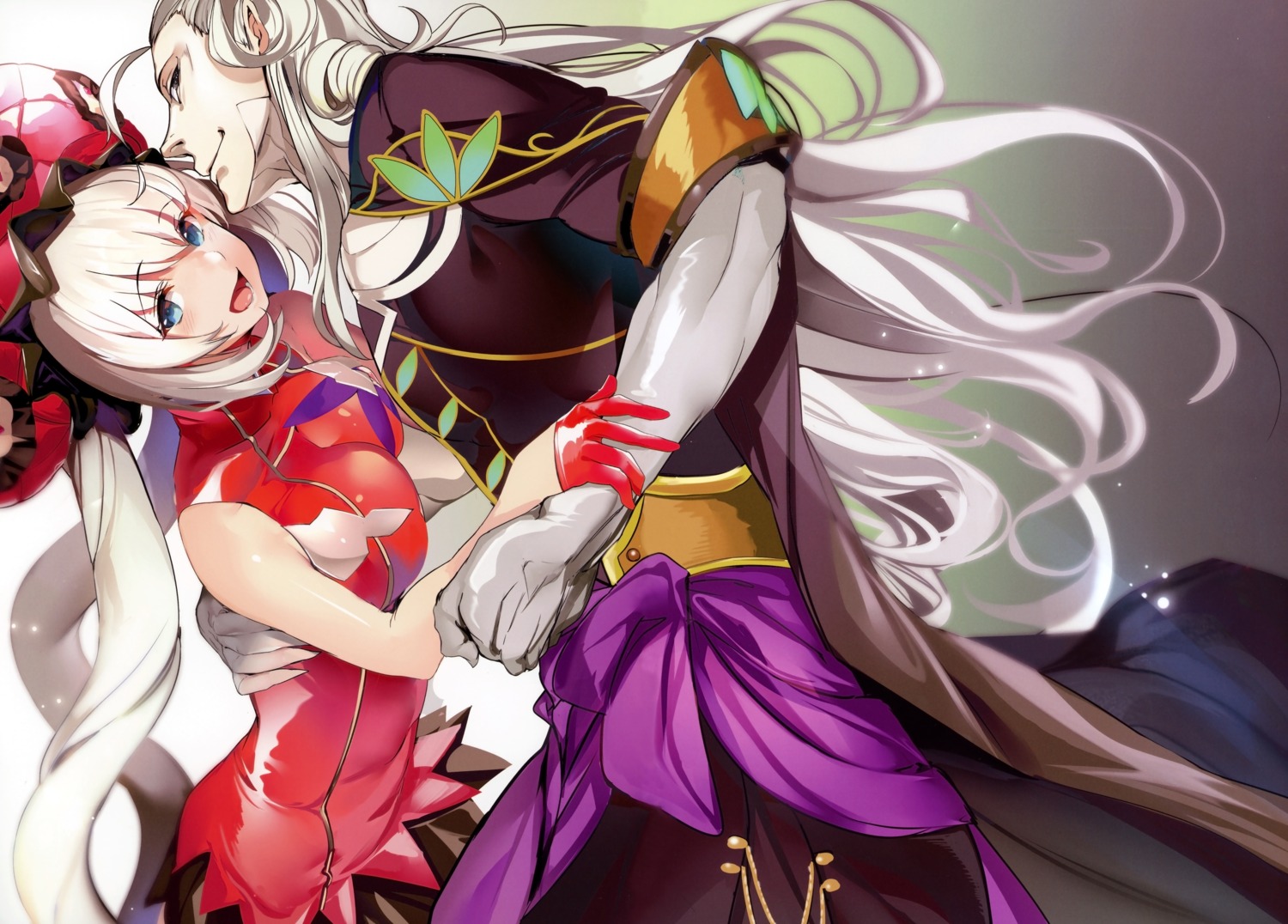fate/grand_order, marie_antoinette_(fate), marushin, wolfgang_amadeus_mozart_(fate)
