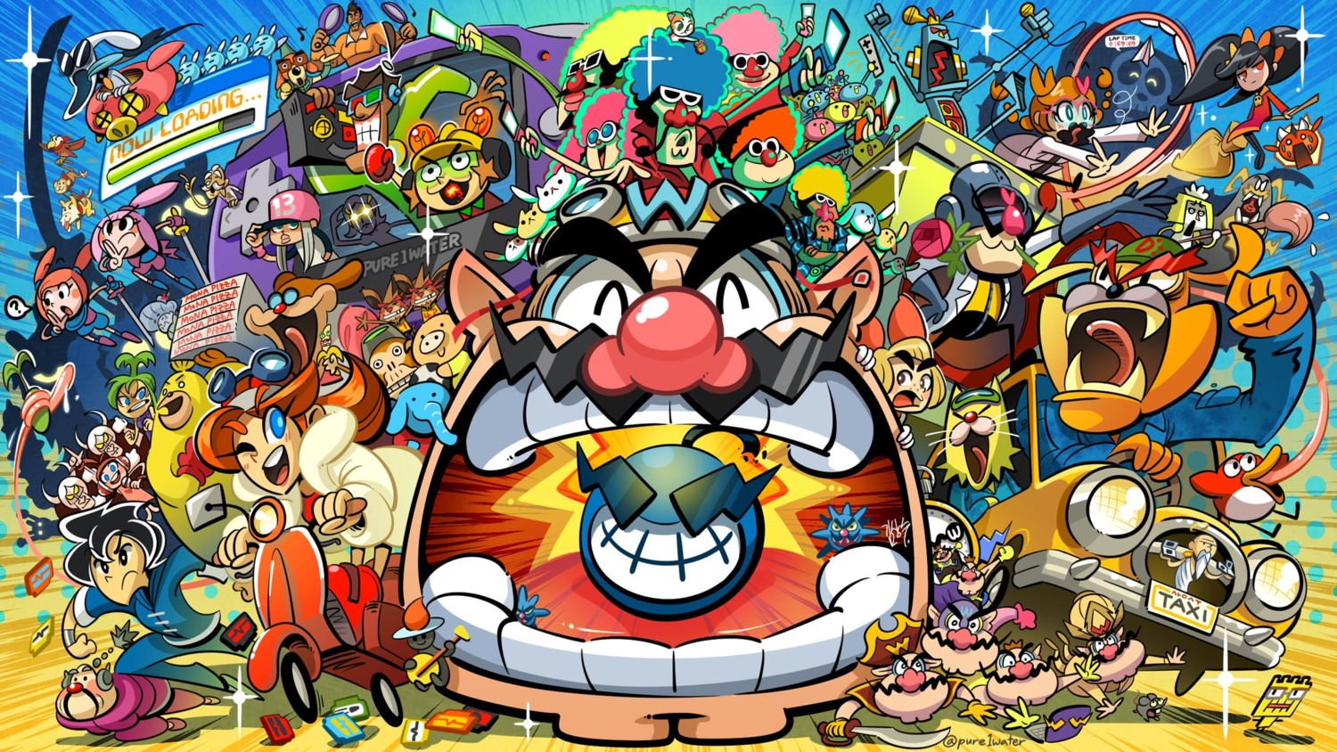 13-amp, 18-volt, 9-volt, ana_(warioware), ashley_(warioware), dr._crygor, dribble_(warioware), headphones