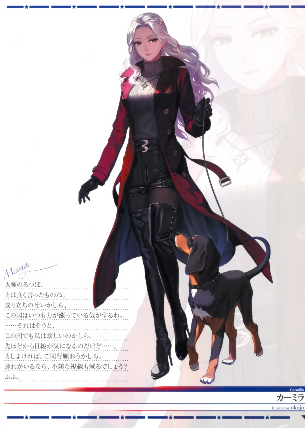 carmilla_(fate/grand_order), fate/grand_order, heels, okojo, pantyhose, screening, thighhighs