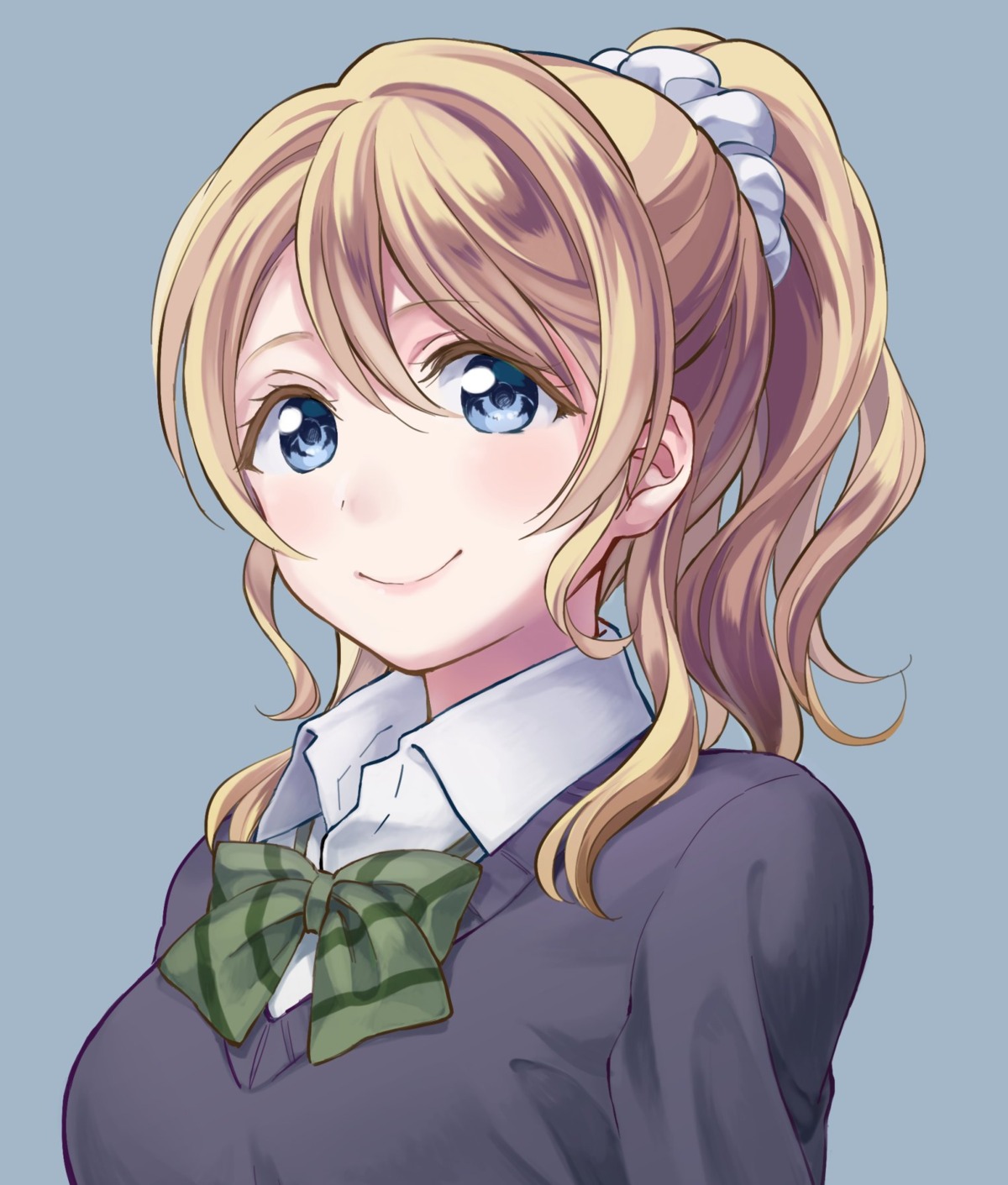 ayase_eli, love_live!, love_live!_(series), seifuku, surufuji, sweater