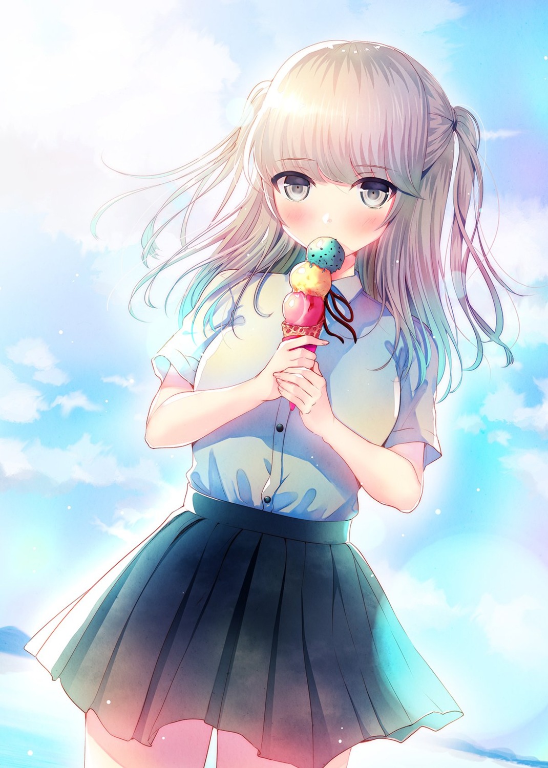 katahira_yuuna, minamihama_yoriko, niko_(brand), seifuku, swallowtail
