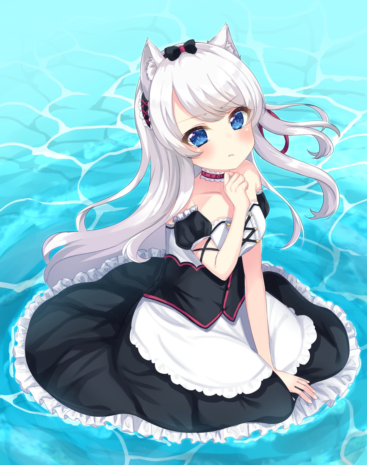 animal_ears, azur_lane, dress, hammann_(azur_lane), suzu_(minagi)