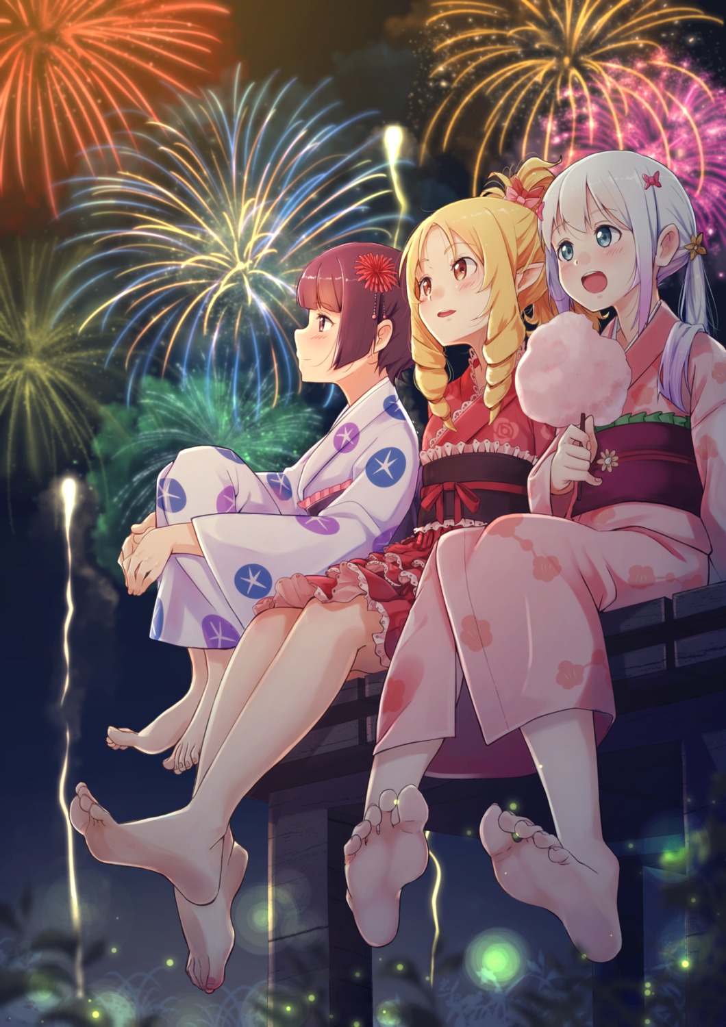 casino_(casinoep), dicebomb, eromanga-sensei, feet, izumi_sagiri, pointy_ears, senju_muramasa, yamada_elf
