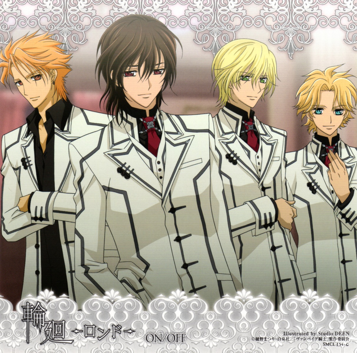 aidou_hanabusa, ichijou_takuma, kain_akatsuki, kuran_kaname, male, screening, vampire_knight