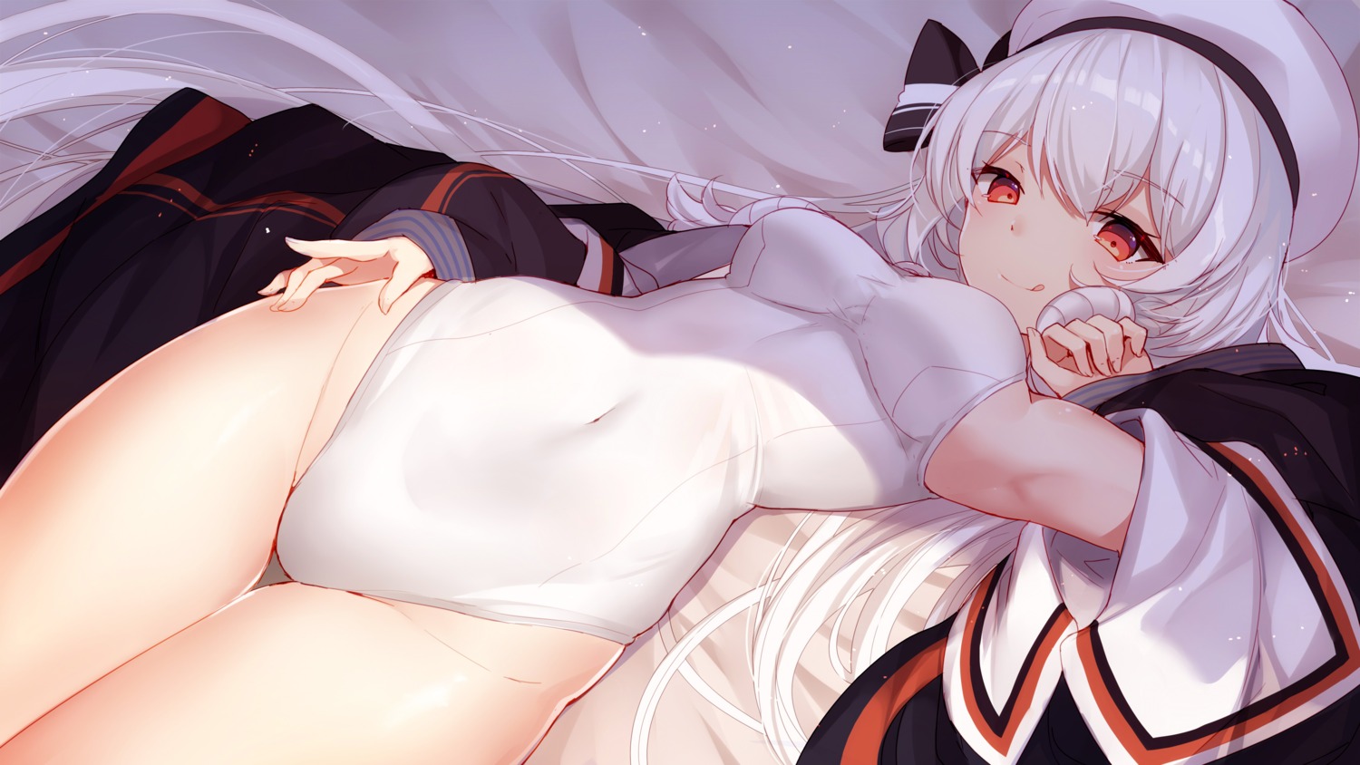 bison_cangshu, chaser_(zhanjianshaonv), school_swimsuit, swimsuits, zhanjianshaonv