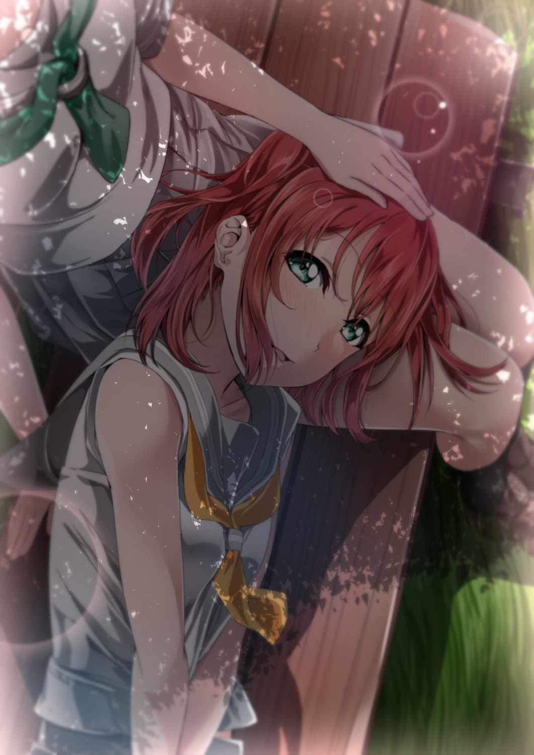 kurosawa_ruby, love_live!_(series), love_live!_sunshine!!, seifuku, yuuki_(nijiiro_palette)