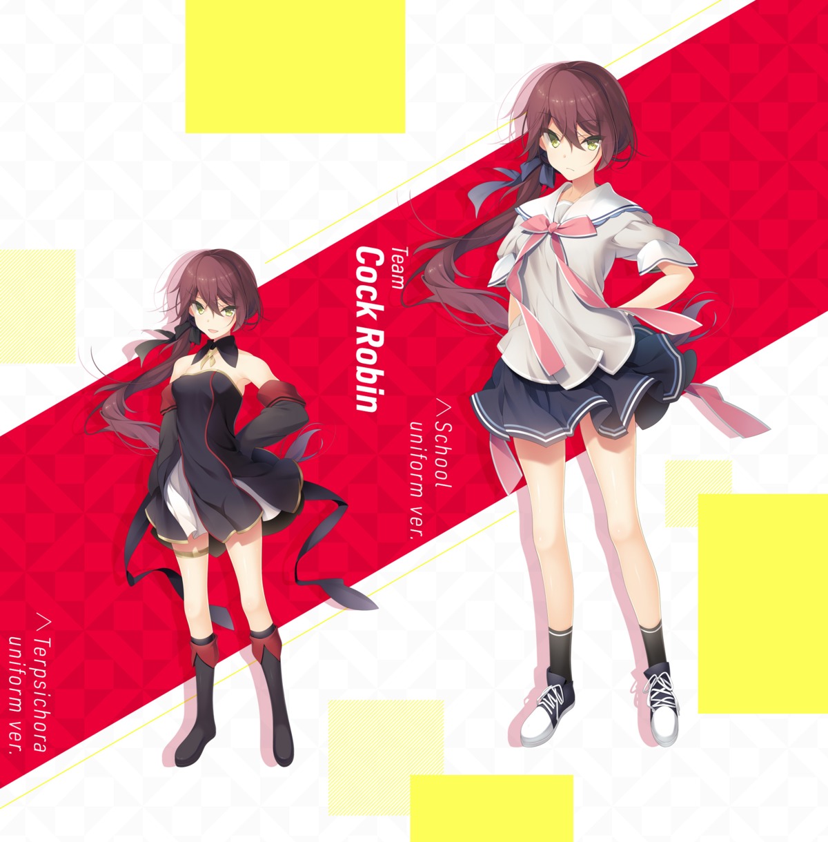 dress, garter, sakurazaka_sora, seifuku, sora_ni_kizanda_parallelogram, sushimekabu, uguisukagura