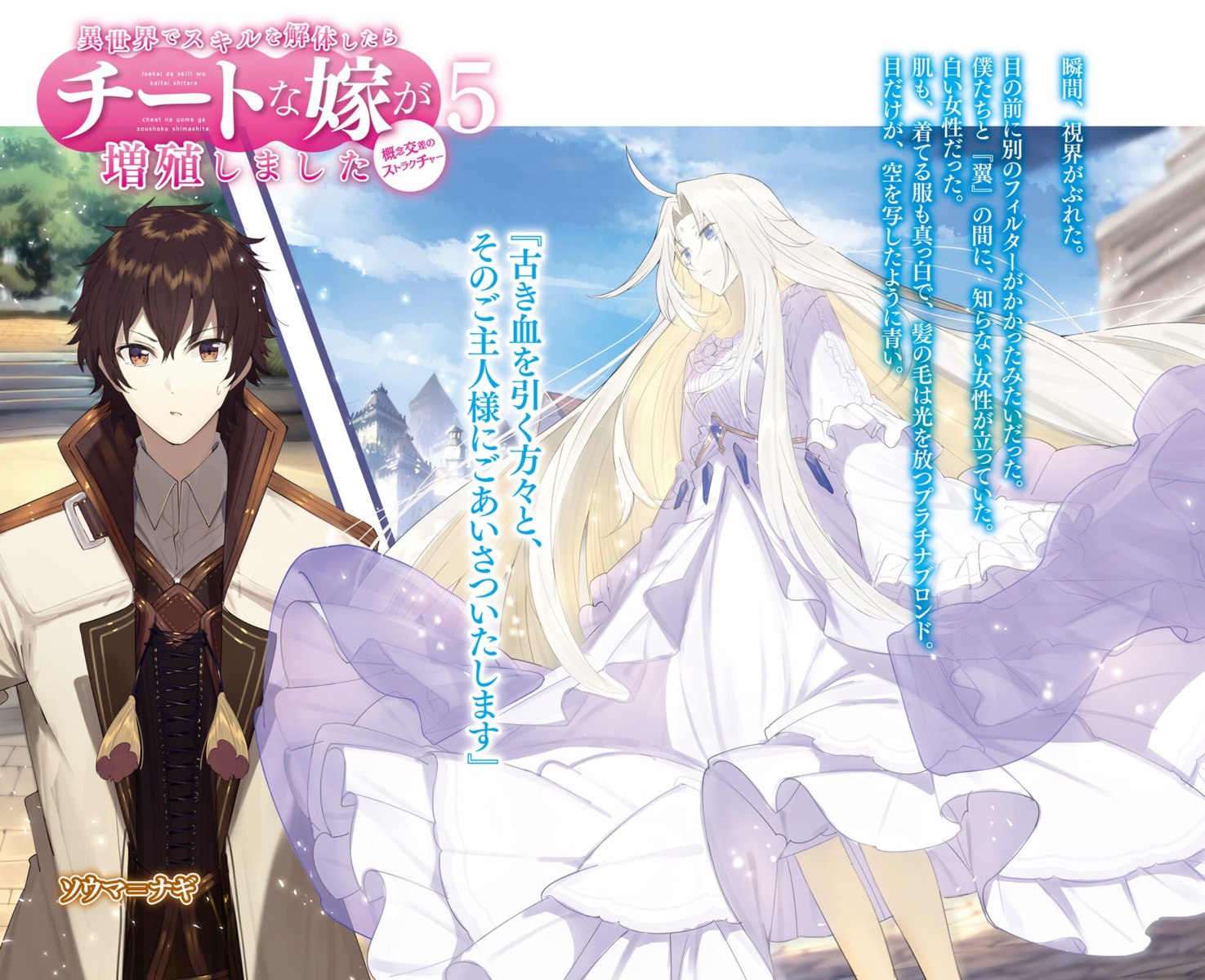 dress, isekai_de_skill_wo_kaitai_shitara_cheat_na_yome_ga_zoushoku_shimashita_:_gainen_kousa_no_structure, souma_nagi, touzai