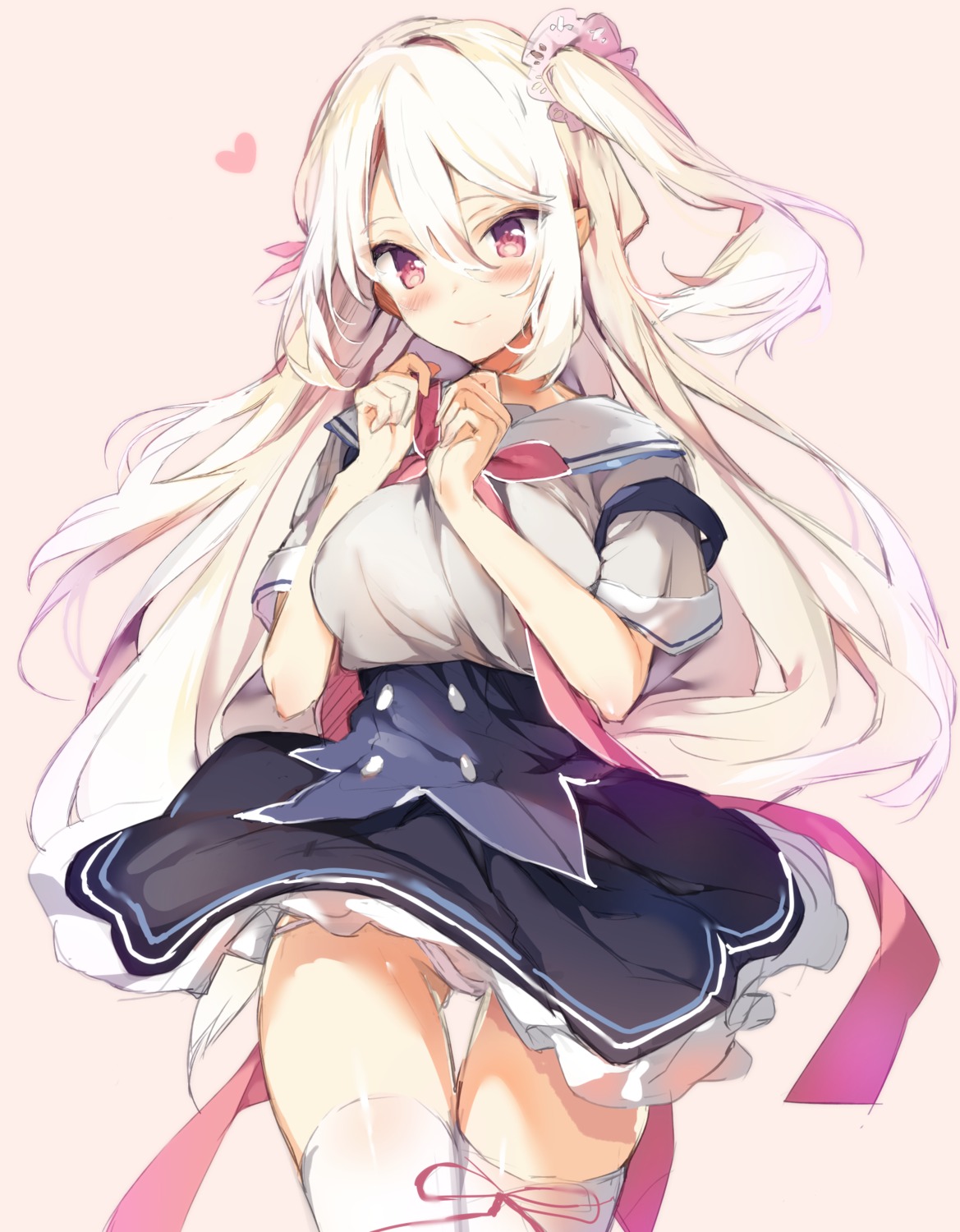 breast_hold, garter, houshou_hari, pantsu, seifuku, skirt_lift, sora_ni_kizanda_parallelogram, sushimekabu, thighhighs