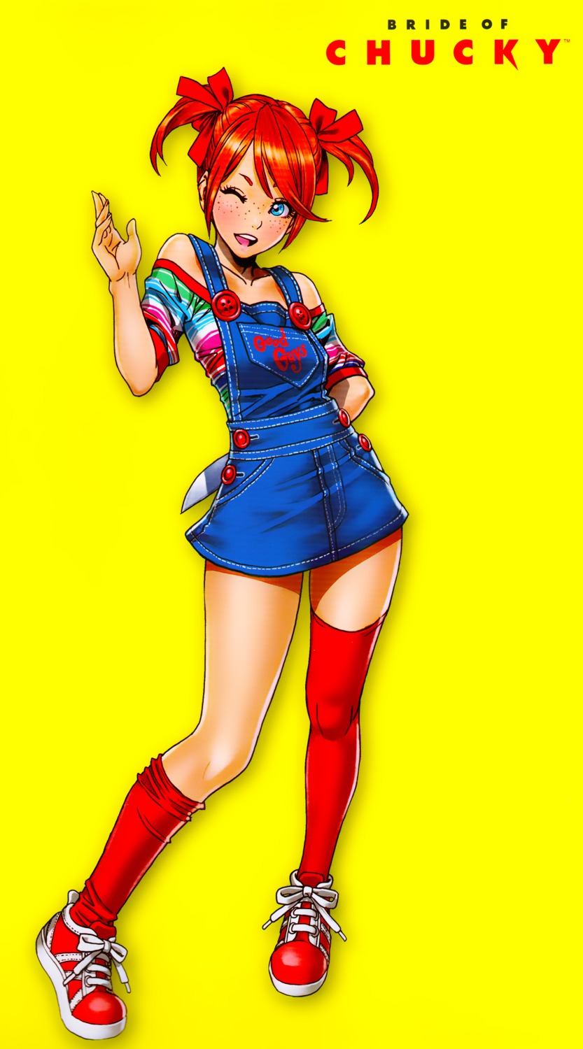 child's_play, chucky, overalls, thighhighs, yamashita_shunya
