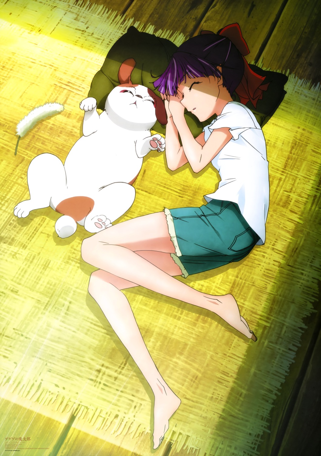 feet, gegege_no_kitarou, neko_musume, shimizu_sorato