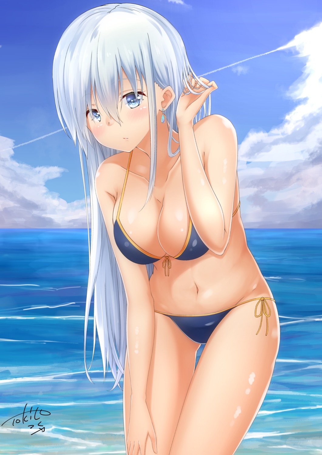 bikini, cleavage, swimsuits, tokito_yu
