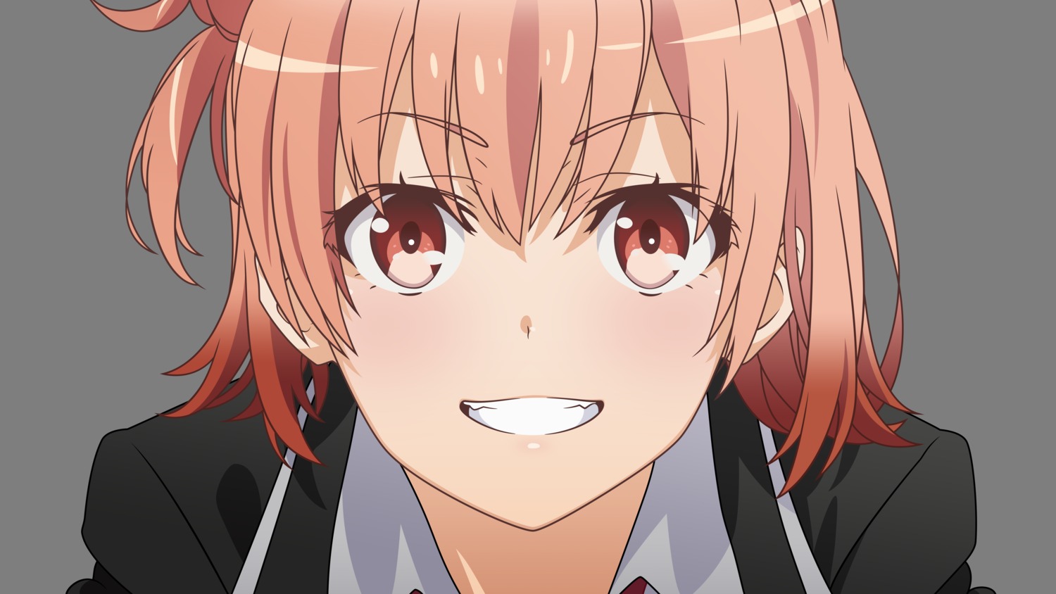 amassu, seifuku, transparent_png, vector_trace, yahari_ore_no_seishun_lovecome_wa_machigatteiru., yuigahama_yui