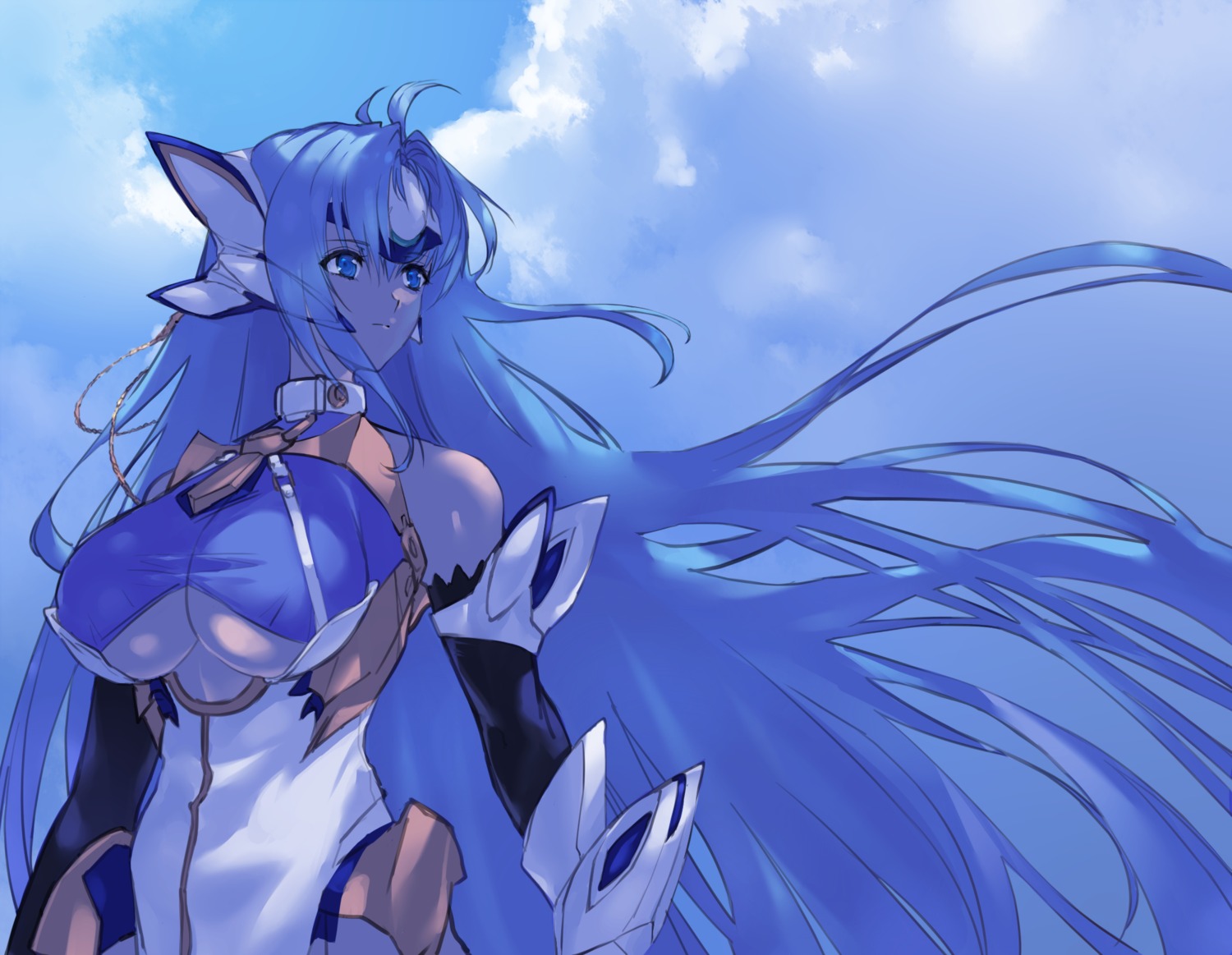 armor, kos-mos, leotard, negresco, xenosaga