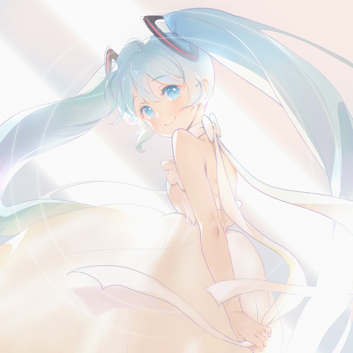 dress, hatsune_miku, orry, summer_dress, vocaloid