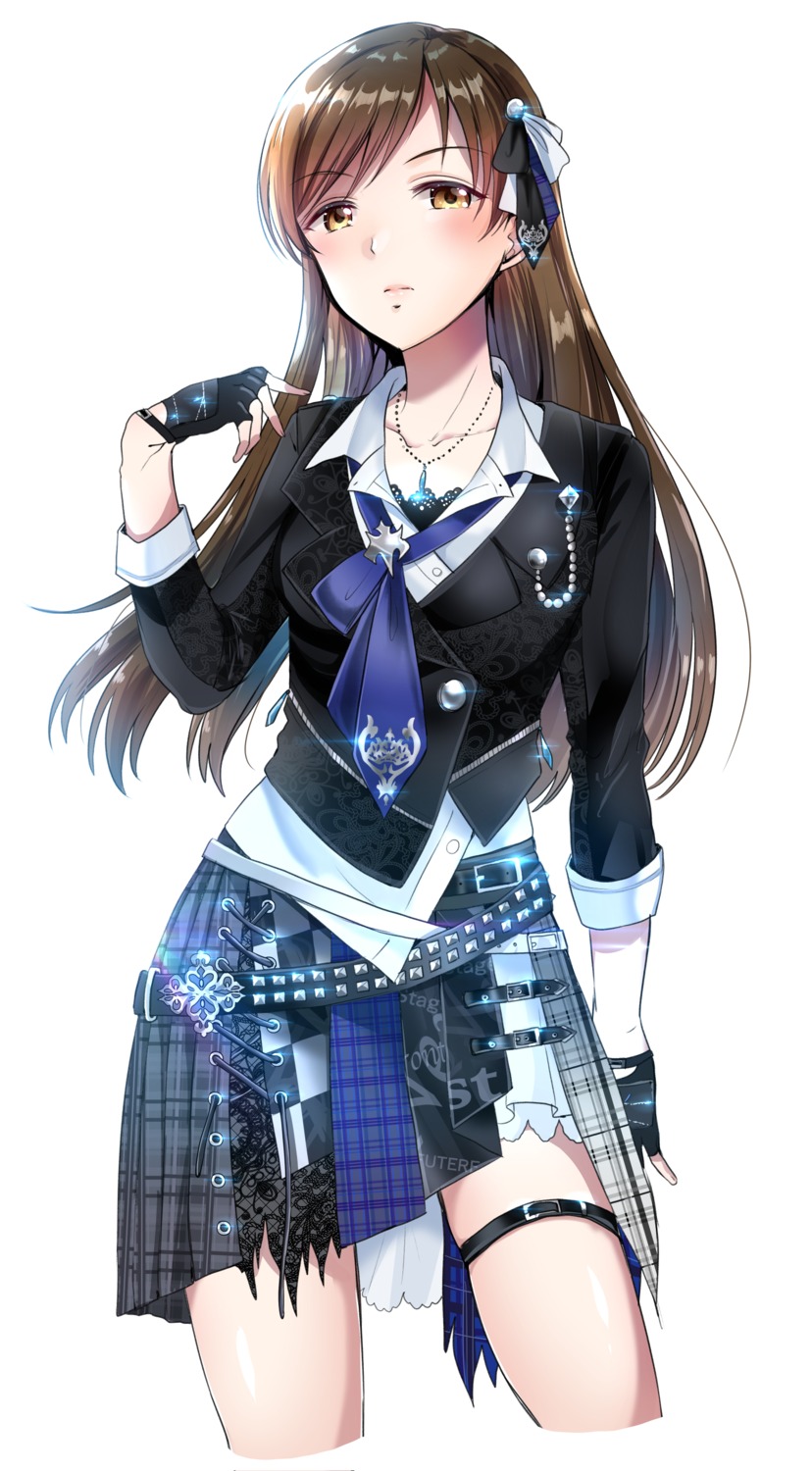 garter, gen_(enji), nitta_minami, seifuku, the_idolm@ster, the_idolm@ster_cinderella_girls