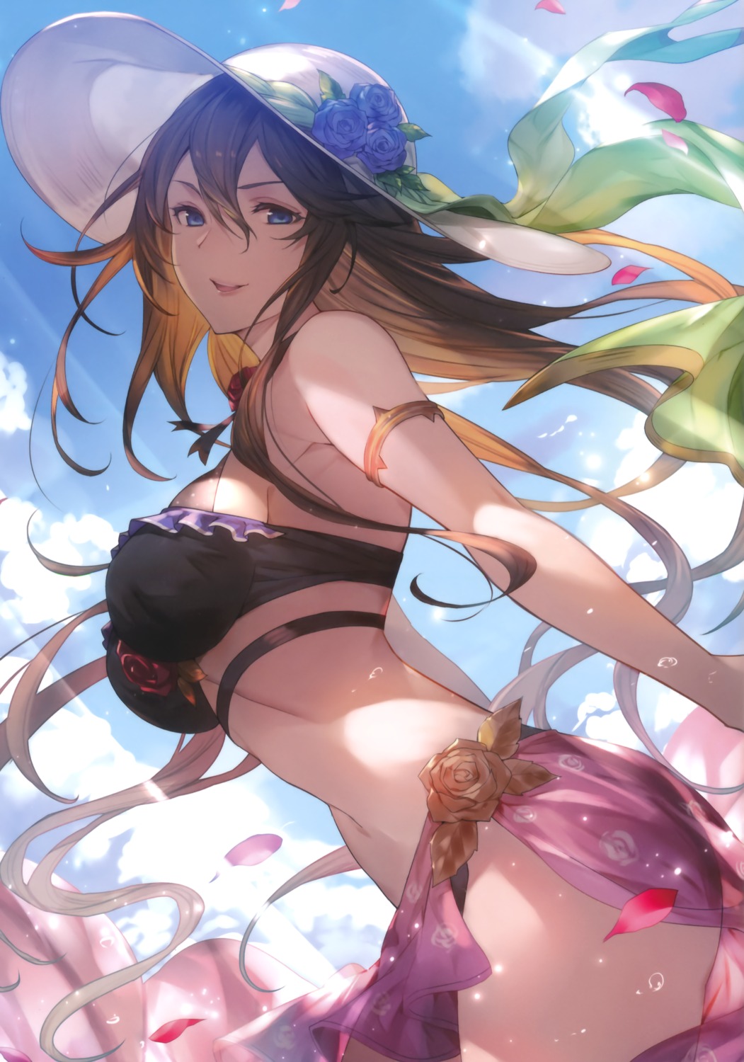 bikini, granblue_fantasy, kakage, rosetta_(granblue_fantasy), swimsuits