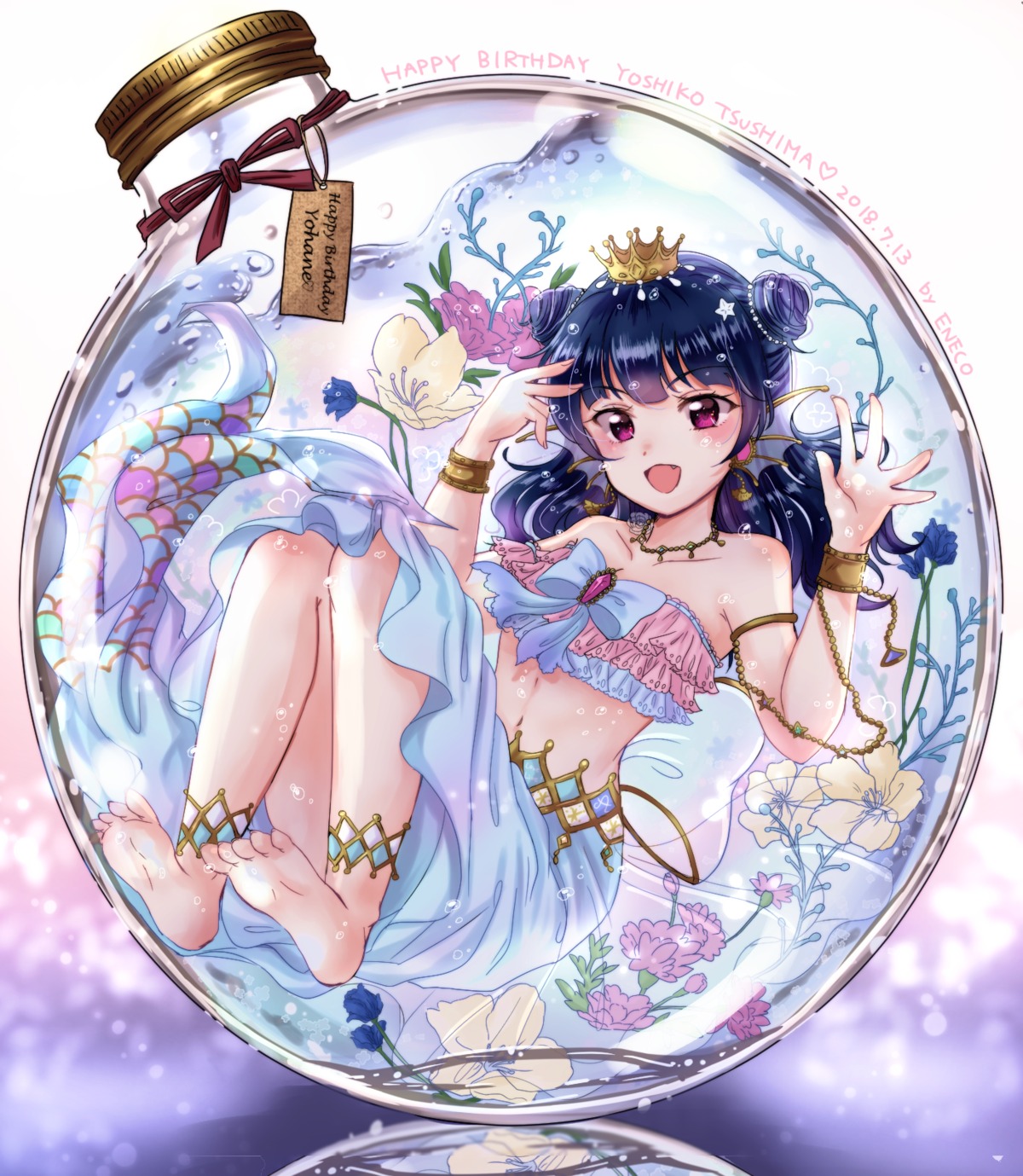 eneco, feet, love_live!_(series), love_live!_sunshine!!, tsushima_yoshiko