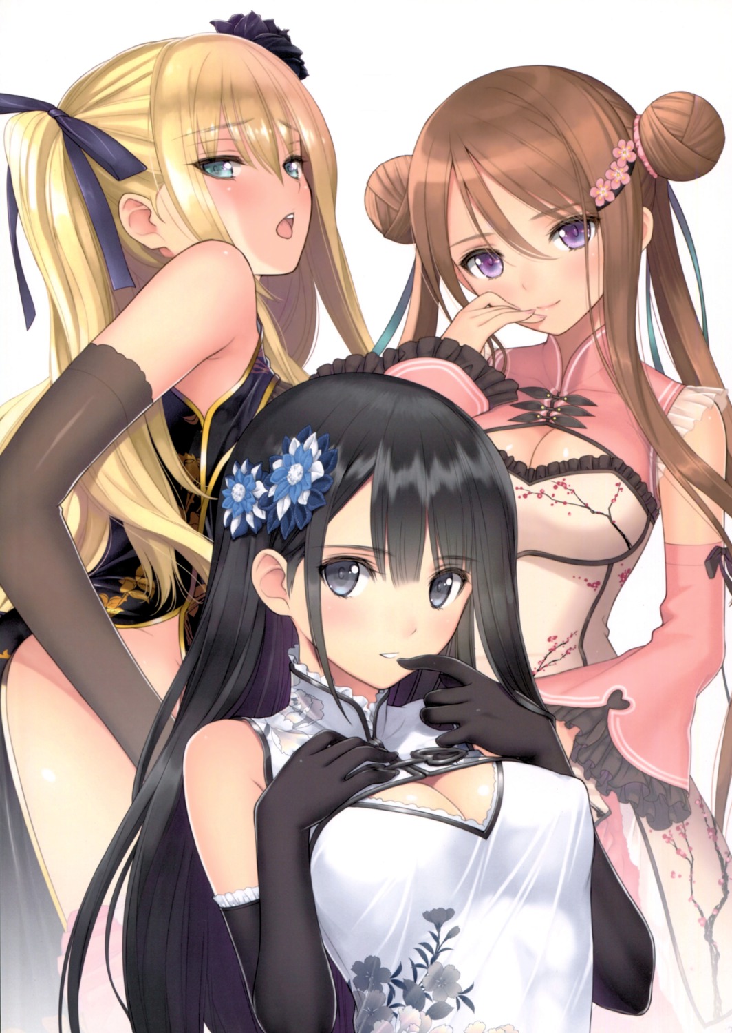 chinadress, chun_mei, cleavage, enjou_genmu_tan, jin_lian, ping_yi, tony_taka