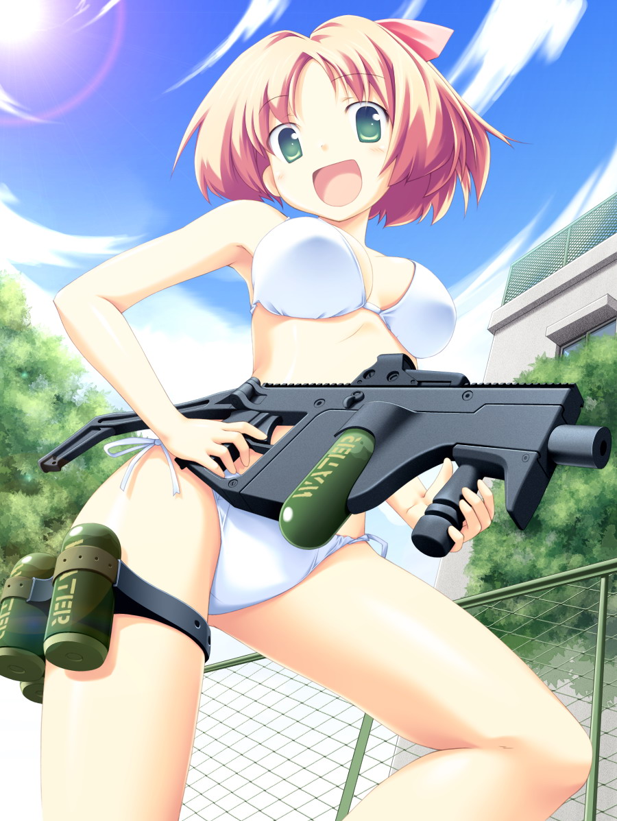 bikini, fue, gun, kino_kyouka, swimsuits, volume7