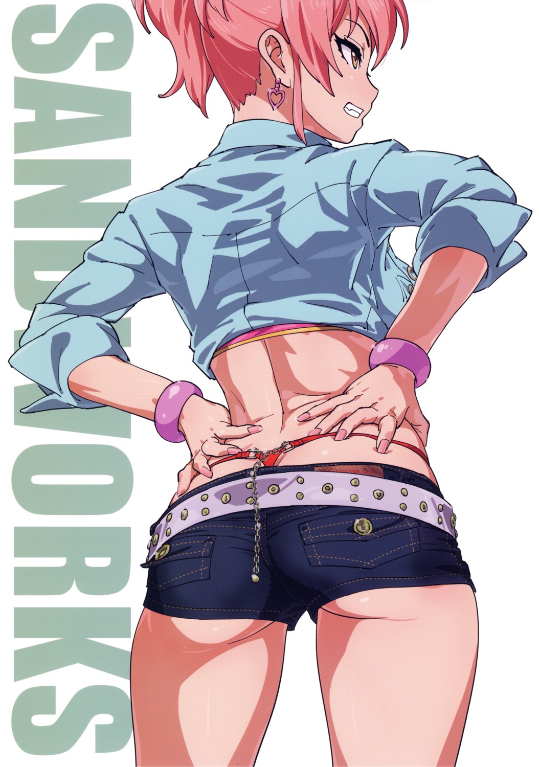 ass, bra, jougasaki_mika, pantsu, shirt_lift, suna, the_idolm@ster, the_idolm@ster_cinderella_girls
